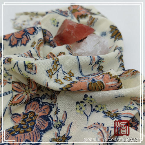 Recycled Polyester Cloth Recycled poly spx single crepe printed Manufactory